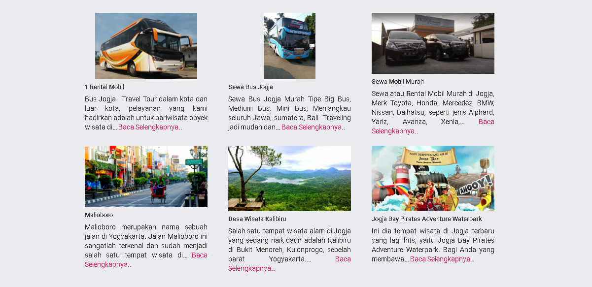 Web sewa kendaraan
