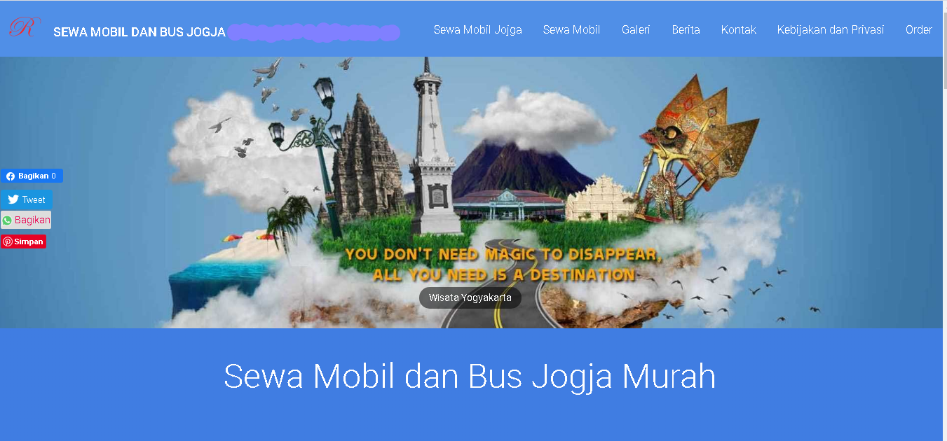 Web sewa kendaraan